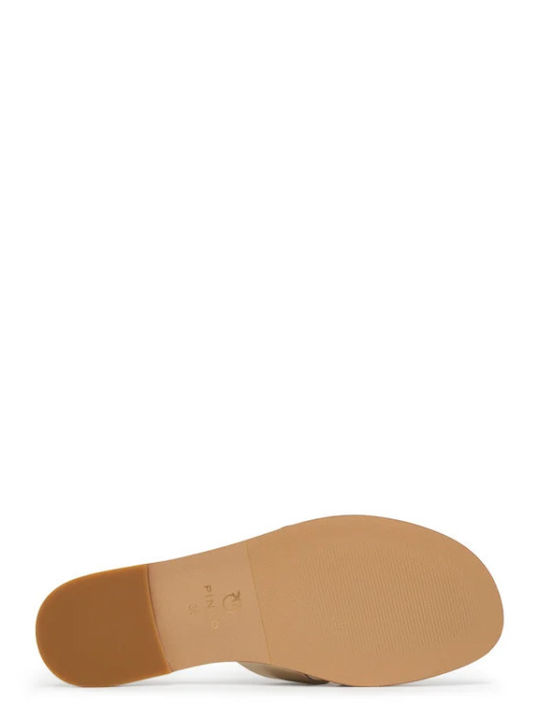 Leather Women's Sandals Gold