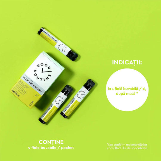 Train Your Brain Supliment Pentru Memorie și Concentrare 9 x 25ml