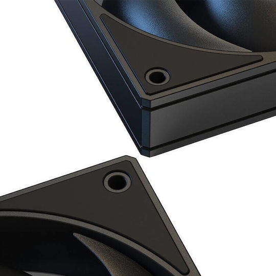 ID-Cooling AS-120-K Ventilator Pentru Carcasă (2000rpm / 58cfm) Fără Iluminare LED și Conexiune 4-Pin PWM