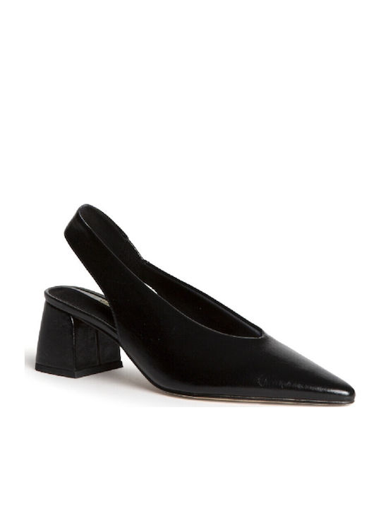 Heels with Mid Heel Black