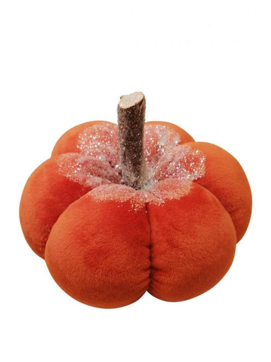 Samtkürbis 16x7,5 Orange Irisierender Stiel