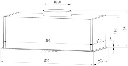 Berdsen Μηχανισμός Απορρόφησης Ανακύκλωσης 52cm Μαύρος