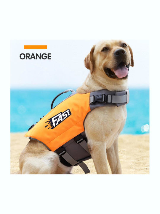 Orange Pet Safety Life Jacket Length 48-62cm