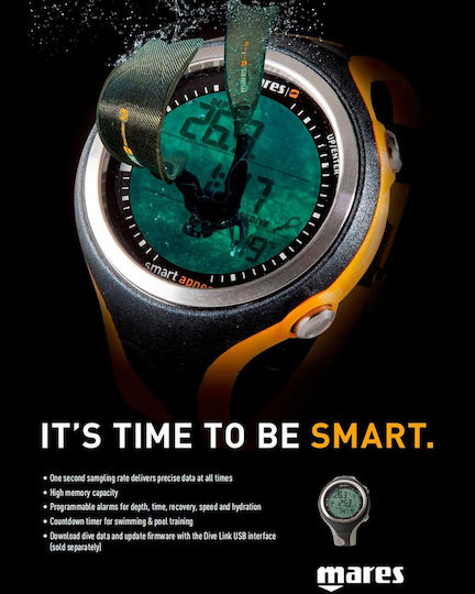 Mares Mares Taucheruhr Smart Apnea Schwarz/Grau