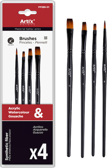 Artix Malpinsel-Set No4 4Stück PP389-01