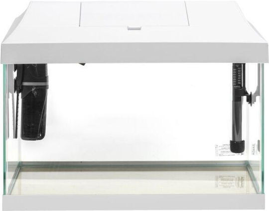 Aquael Leddy Mini Creative Set Ενυδρείο Ψαριών Χωρητικότητας 19lt 35x18x30εκ. Λευκό