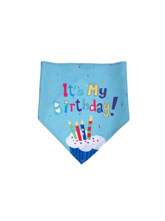 Hundebandana in Blau Farbe 68 - 44cm