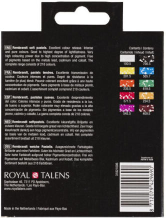 Rembrandt Softpastelle Allgemeine Auswahl Set 10 Stück