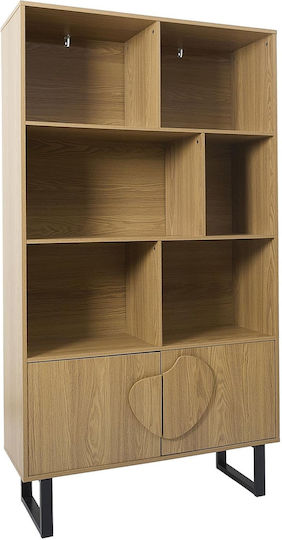 Βιβλιοθήκη Calypso Καφέ 100x35x180εκ. Βιβλιοθήκη Calypso Καφέ 100x35x180εκ.