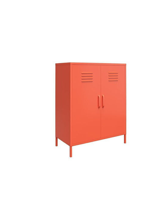 Boden Kabinette Sersoni 101 Orange (2 Stück) 80x40x102cm