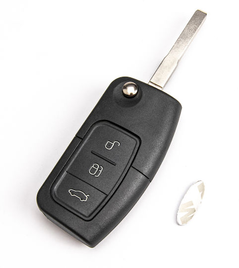 Carcasă Cheie Auto cu Lamă cu 3 Butoane pentru Ford