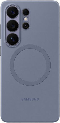 Samsung Magnet Rückseitenhülle aus Silikon Blau Violett für Galaxy S26 Ultra