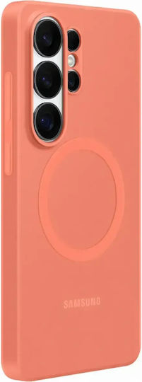 Samsung Magnet Silicone Coral Back Cover (Samsung S26u)