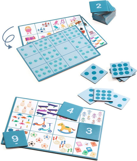 Djeco Bingo Game Εκπαιδευτικό Παιχνίδι Γράμματα & Αριθμοί για 2+ Ετών