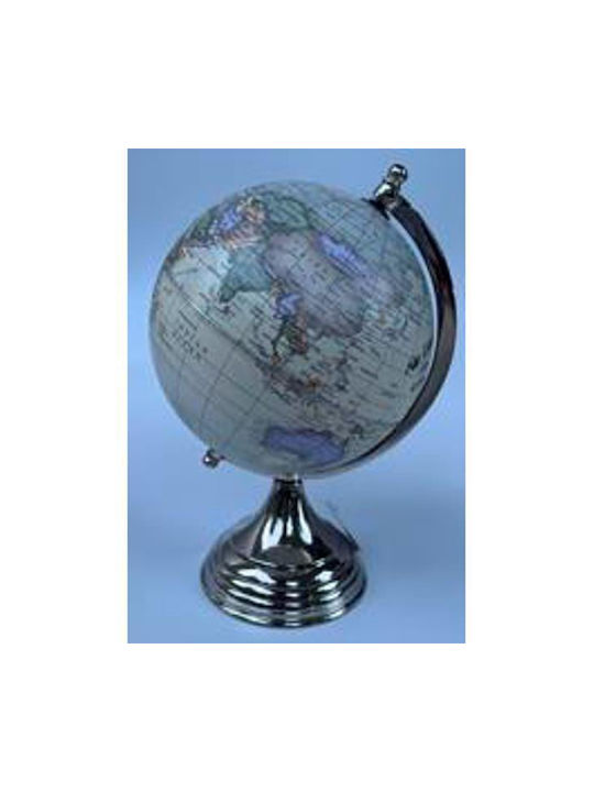 Globen Metallisch Hellblau-Weiß-Gold 20,30 cm Globen Metallisch Hellblau-Weiß-Gold 20,30 cm