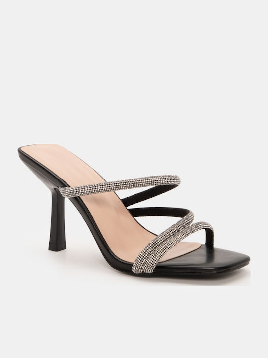 Sandals with Strass Black