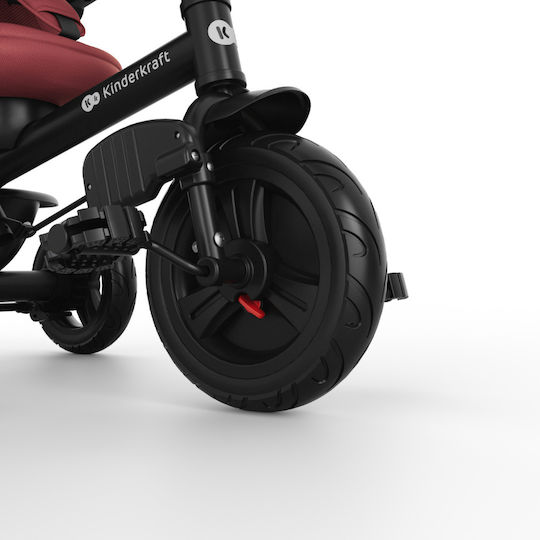 Kinderkraft Aston 2 Plus Triciclete Pentru Copii Cu Mâner Pentru Părinți Roz