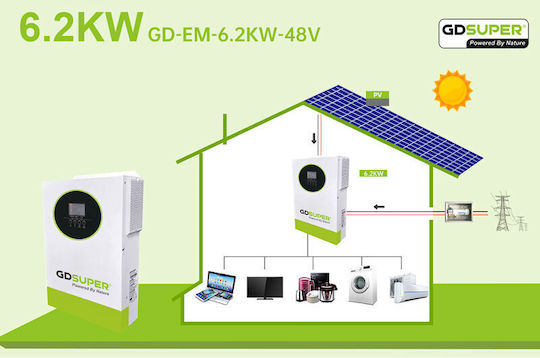 GD Super Inverter Power 6200W with Nominal Input Voltage 48V Single Phase 0234074
