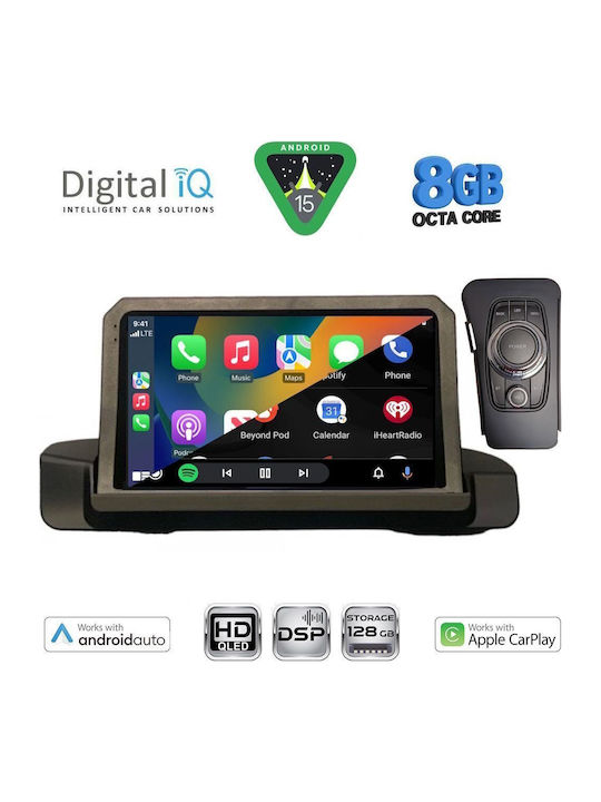 Digital IQ Car Audio System for BMW Series 3 2005-2012 Bluetooth USB WiFi GPS Apple CarPlay Android Auto with 9" Touch Screen