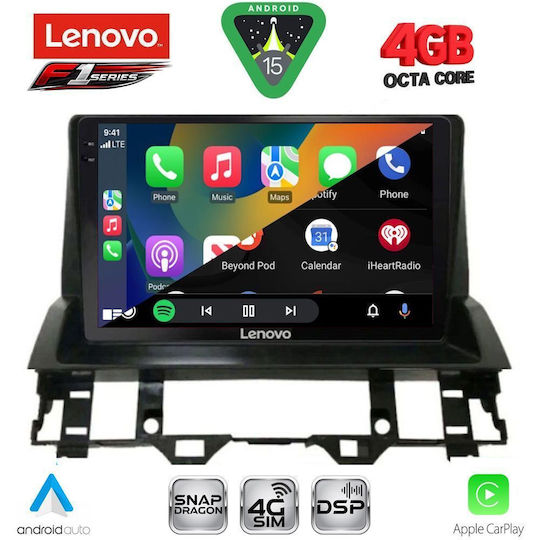 Lenovo Ηχοσύστημα Αυτοκινήτου για Mazda 6 2002-2008 (Bluetooth/USB/WiFi/GPS/Apple-Carplay/Android-Auto) με Οθόνη Αφής 10"