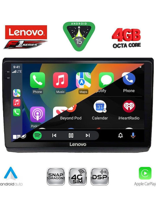 Lenovo Car Audio System for Opel Vivaro Renault Trafic Nissan Primastar 2004-2015 Bluetooth USB WiFi GPS Apple CarPlay Android Auto with 10" Touch Screen