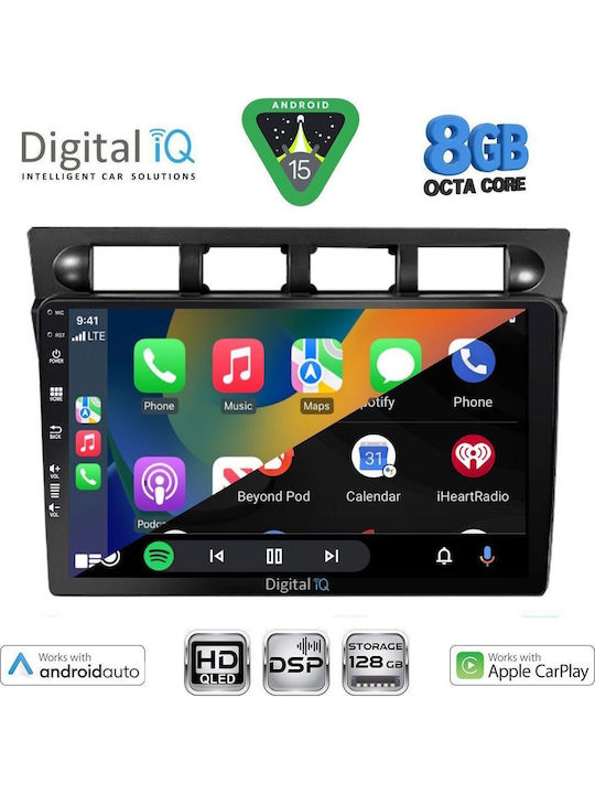 Digital IQ Car Audio System for Kia Picanto 2004-2008 (Bluetooth/USB/WiFi/GPS/Apple CarPlay/Android Auto) with 9" Touch Screen