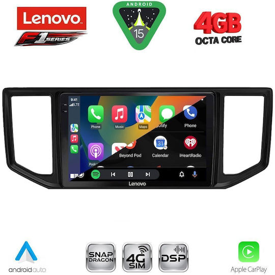 Lenovo Car Audio System for Volkswagen Crafter 2017 Bluetooth USB WiFi GPS Apple CarPlay Android Auto with 10" Touch Screen