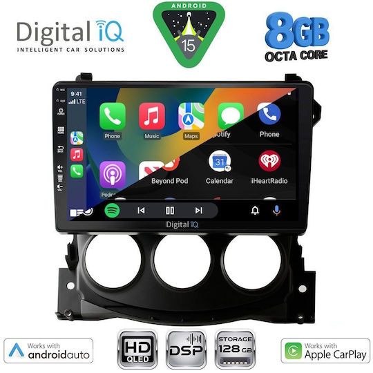 Digital IQ Ηχοσύστημα Αυτοκινήτου για Nissan 370Z 2009-2012 (Bluetooth/USB/WiFi/GPS/Apple-Carplay/Android-Auto) με Οθόνη Αφής 9"