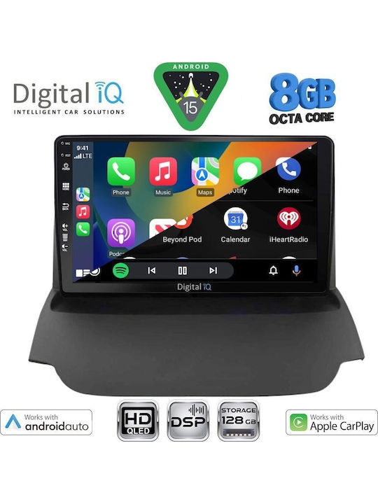 Digital IQ Car Audio System for Ford EcoSport 2012-2018 Bluetooth USB WiFi GPS Apple CarPlay Android Auto with 9" Touch Screen