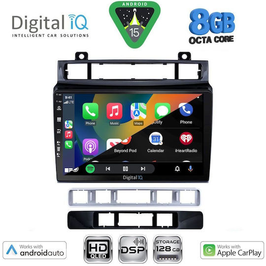 Digital IQ Car Audio System for Volkswagen Touareg 2011-2018 Bluetooth USB WiFi GPS Apple CarPlay Android Auto with 9" Touch Screen
