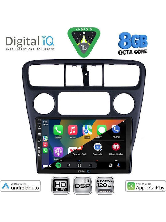 Digital IQ Car Audio System for Honda Accord 1998-2004 Bluetooth USB WiFi GPS Apple CarPlay Android Auto with 9" Touch Screen