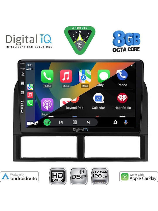 Digital IQ Car Audio System for Jeep Grand Cherokee 1999-2004 Bluetooth USB WiFi GPS Apple CarPlay Android Auto with 9" Touch Screen