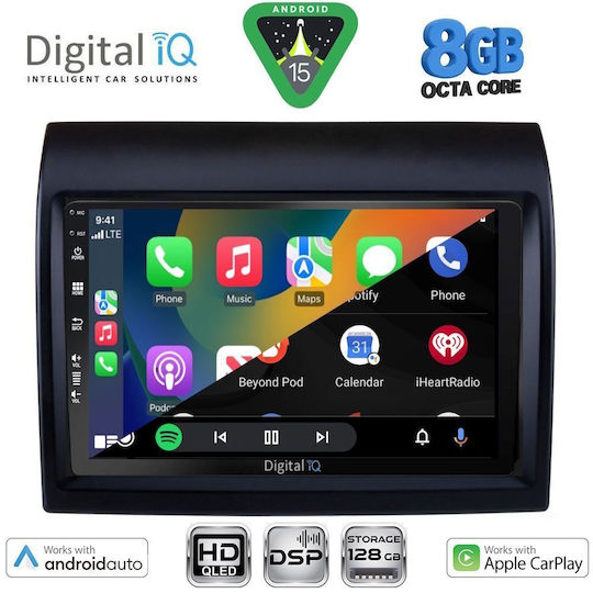 Digital IQ Ηχοσύστημα Αυτοκινήτου για Peugeot Boxer Fiat Ducato Citroen Jumper 2011-2021 (Bluetooth/USB/WiFi/GPS/Apple-Carplay/Android-Auto) με Οθόνη Αφής 9"