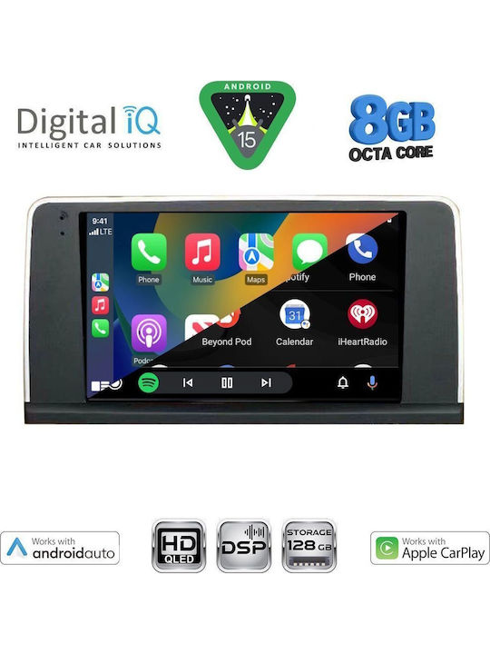 Digital IQ Car Audio System for BMW X3 (F25) 2011-2013 (Bluetooth/USB/WiFi/GPS/Apple CarPlay/Android Auto) with 9" Touch Screen