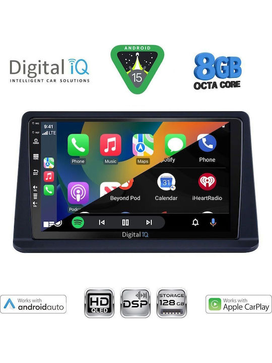Digital IQ Car Audio System for Mitsubishi Pajero 1999-2006 Bluetooth USB WiFi GPS Apple CarPlay Android Auto with 9" Touch Screen