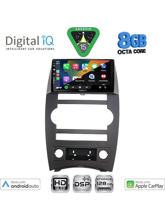 Digital IQ Auto-Audiosystem Für Jeep Commander 2007-2009 Mit Touchscreen 9 Zoll Bluetooth USB WiFi GPS Apple CarPlay Android Auto Digital IQ BXF 7274_CPAA