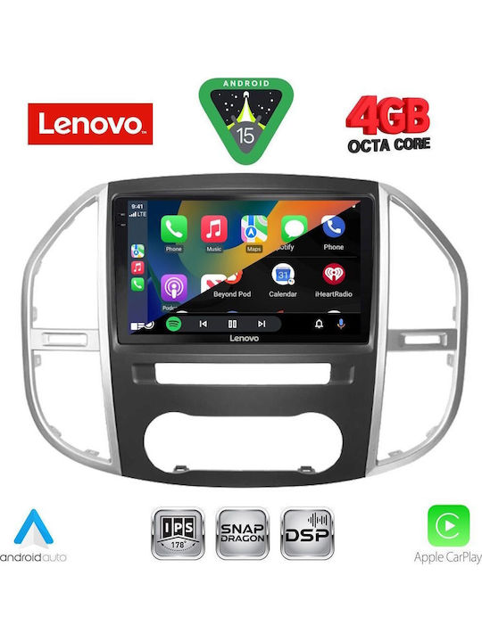 Lenovo Car Audio System for Mercedes-Benz Vito / Viano 2015 Bluetooth USB WiFi GPS Apple CarPlay Android Auto with 10" Touch Screen