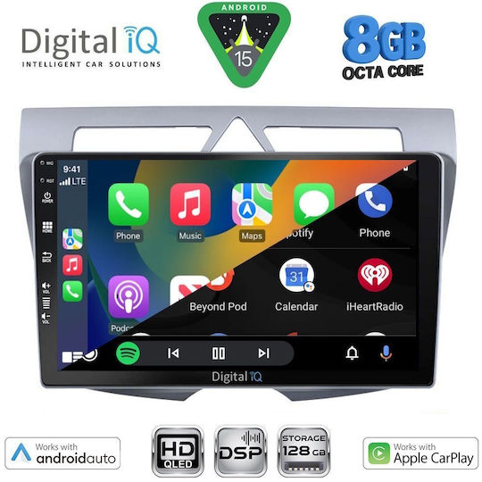Digital IQ Car Audio System for Kia Picanto 2008-2011 Bluetooth USB WiFi GPS Apple CarPlay Android Auto with 9" Touch Screen
