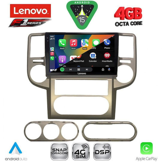 Lenovo Car Audio System for Nissan X-Trail 2004-2007 (Bluetooth/USB/WiFi/GPS/Apple CarPlay/Android Auto) with 10" Touch Screen