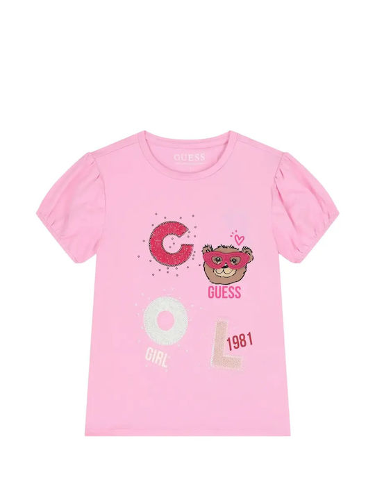 Kinderoberteil Kurzärmelig Rosa
