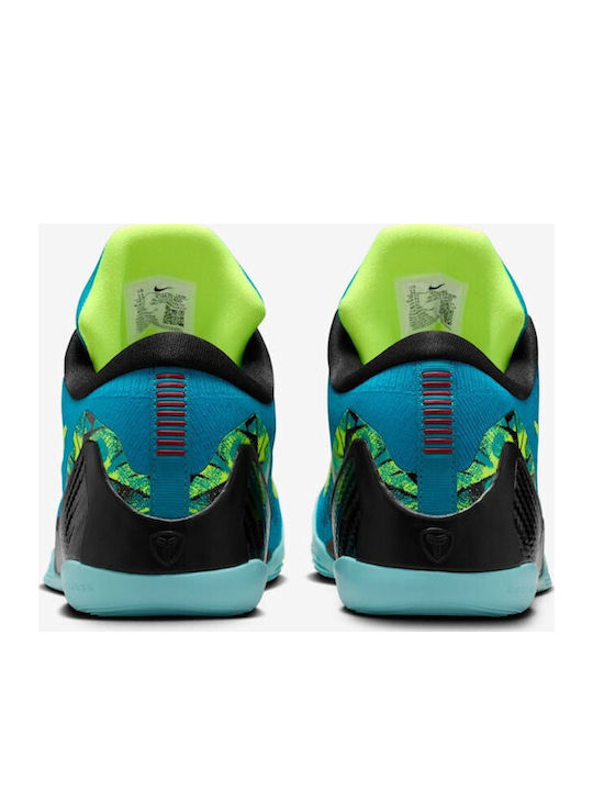 Kobe 9 Elite Low Protro "Perspective" Low Basketball Shoes Neo Turquoise / Volt
