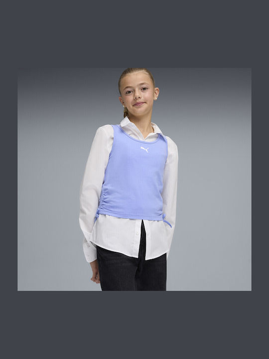 Kids Short-Sleeved Purple Top