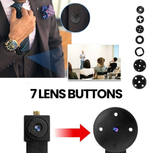 Spy Camera WiFi 1080p with Memory Card Slot