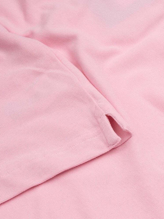 Поло Спортна блуза с къс ръкав Pink