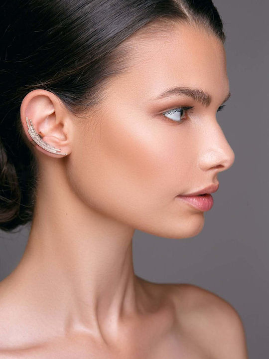 Earrings Ear Cuff Bow Right Ear Handmade Silver 925