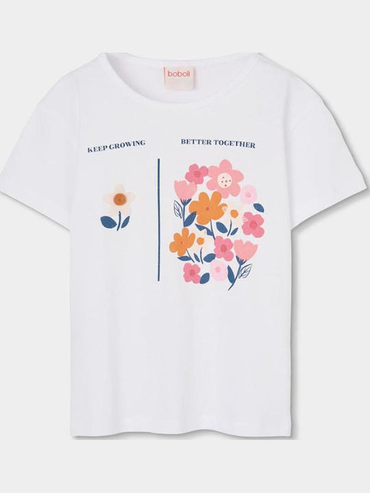 Kids Set with Shorts Summer 2 Pieces White