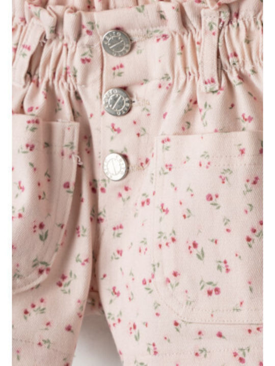 Kids Set with Shorts Summer 2pcs Salmon
