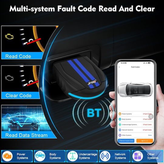 Διαγνωστικό Αυτοκινήτου OBD 2 με Bluetooth