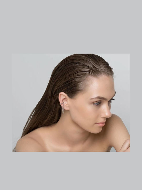 Σκουλαρίκι Ear Cuff Αλυσίδες Χειροποίητο Ασήμι 925