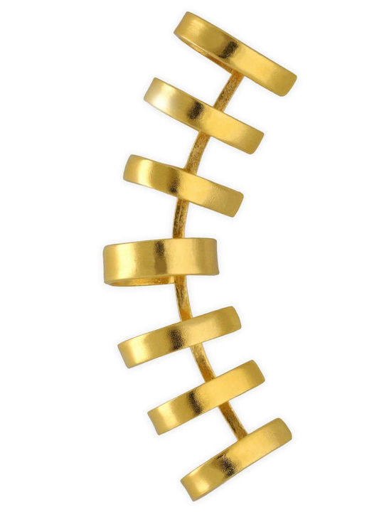 Σκουλαρίκι Ear Cuff Κρίκοι Χειροποίητο Ασήμι 925